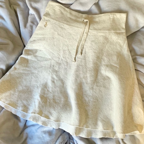 Ralph Lauren Dresses & Skirts - RALPH LAUREN Cream Comfy Sweat Tennis Skirt